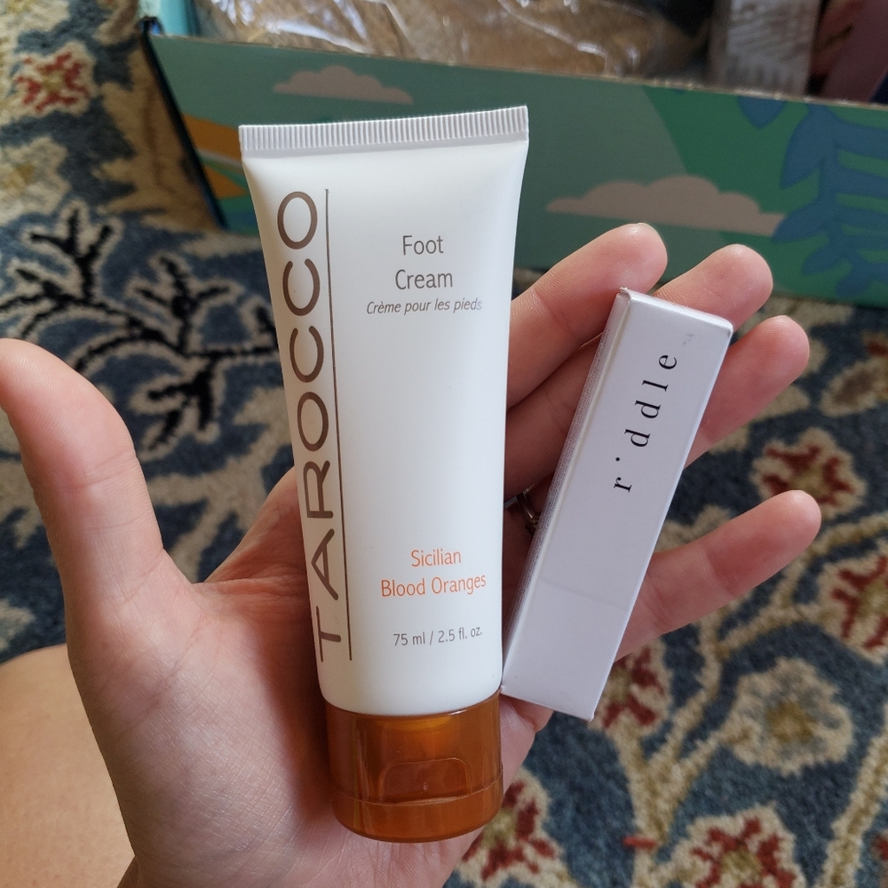Tarocco Foot Cream and Riddle Fragrance Oil